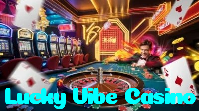 Lucky Vibe Casino casino presented on mobile device in Pakistan with slots and live games